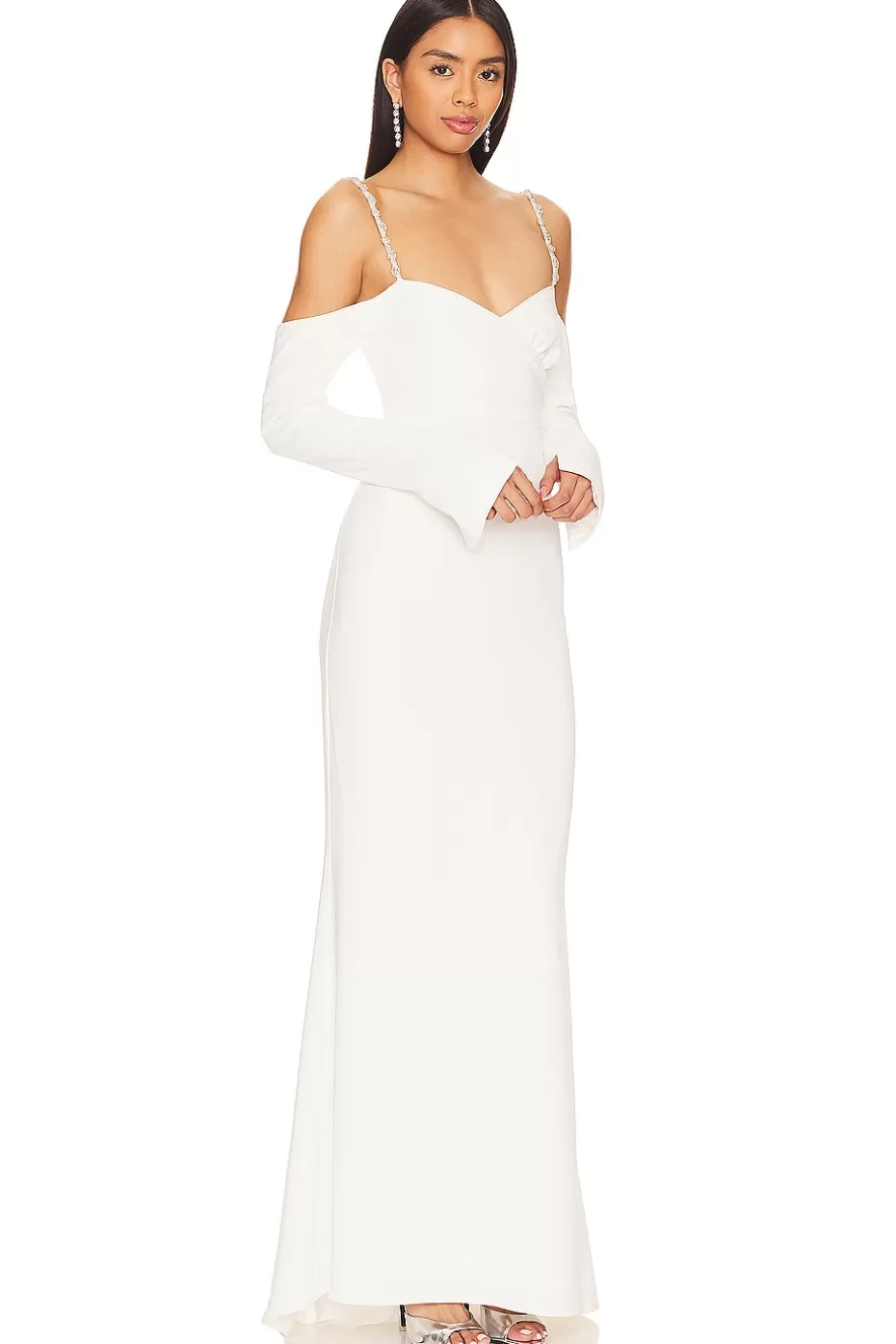 Lovers + Friends Dominique Off The Shoulder Gown