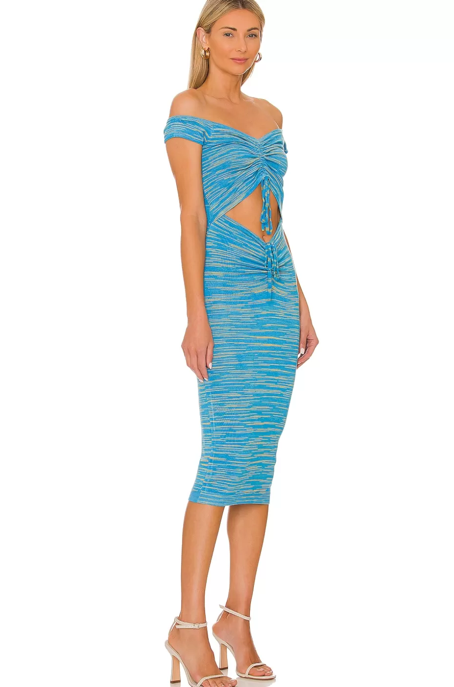 Lovers + Friends Dresden Off Shoulder Midi Dress