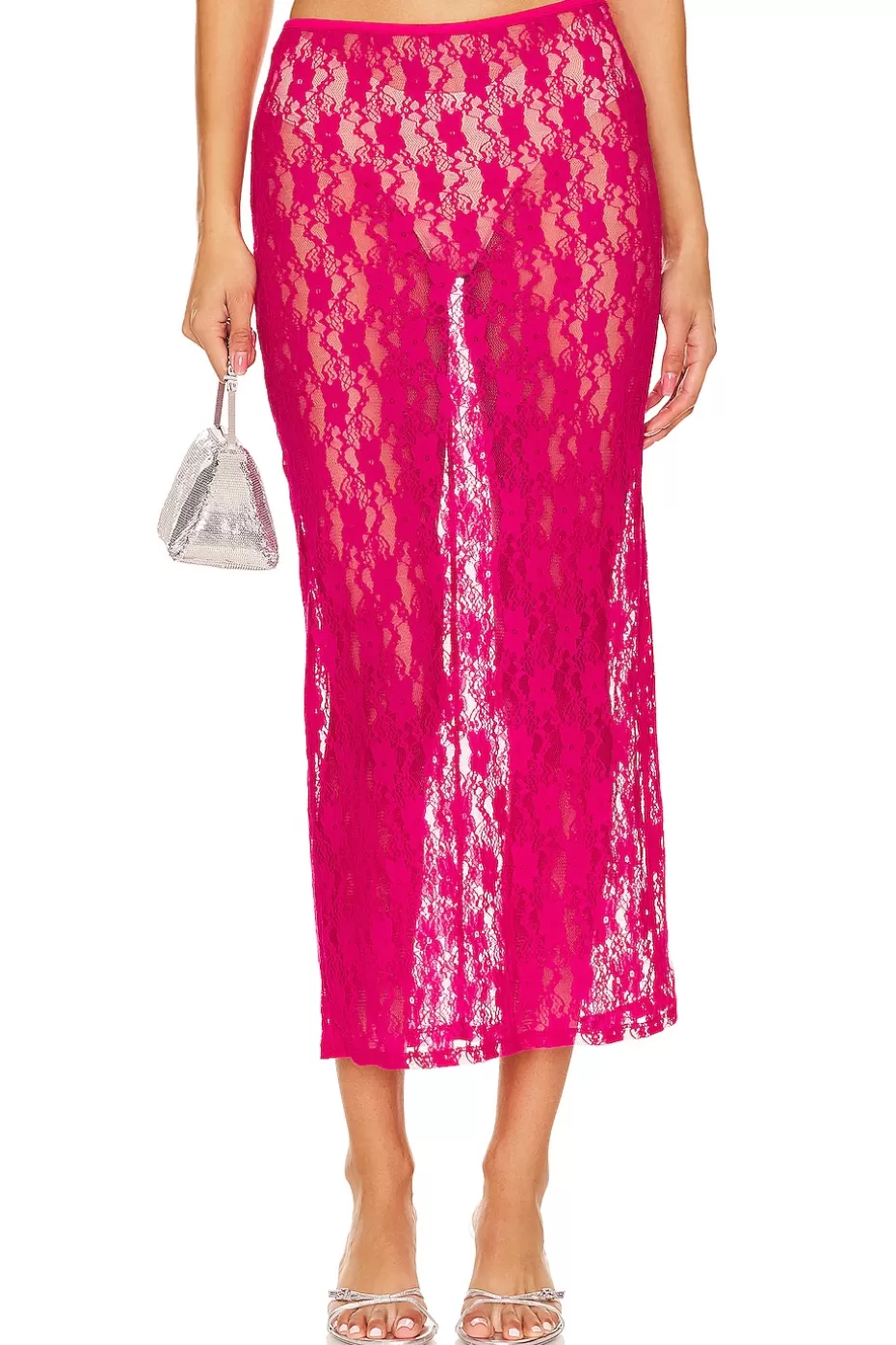 Lovers + Friends Lia Sheer Skirt